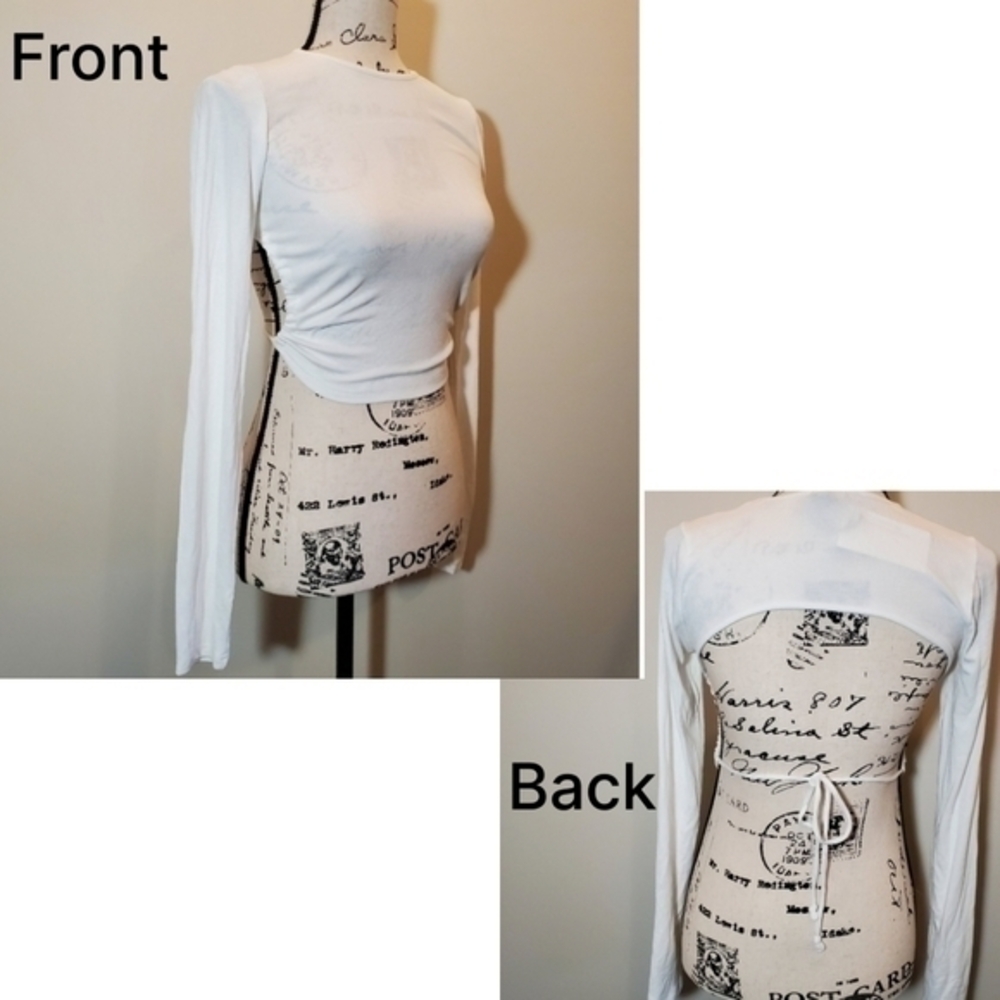 NWT Cotton Candy LA Backless Top Size Small